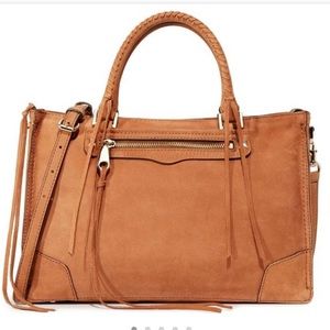 NWT Rebecca Minkoff Regan Satchel Suede